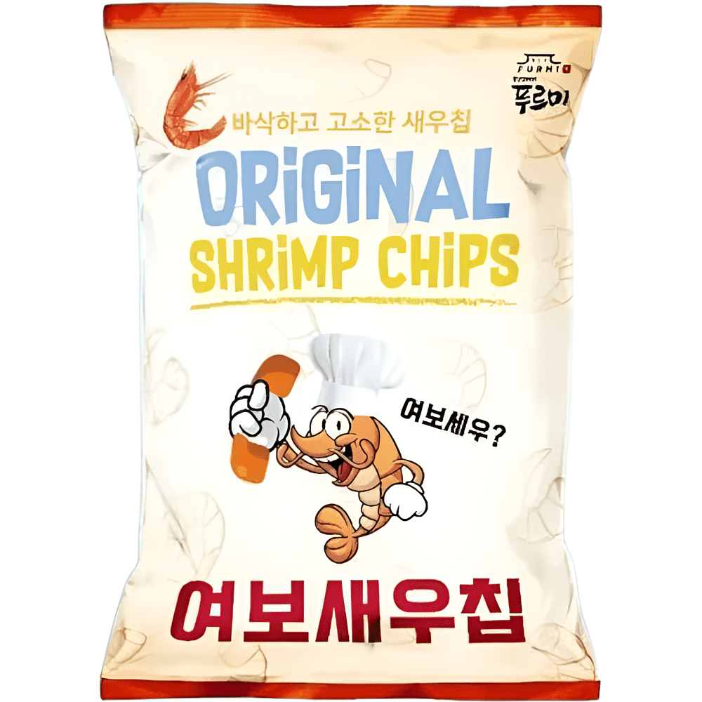 Чипсы "Furmi Original Shrimp Chips" с креветками, 80 гр.