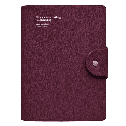 Ежедневник датированный "Prague" на 2026 год, А5, 320 страниц, бордовый