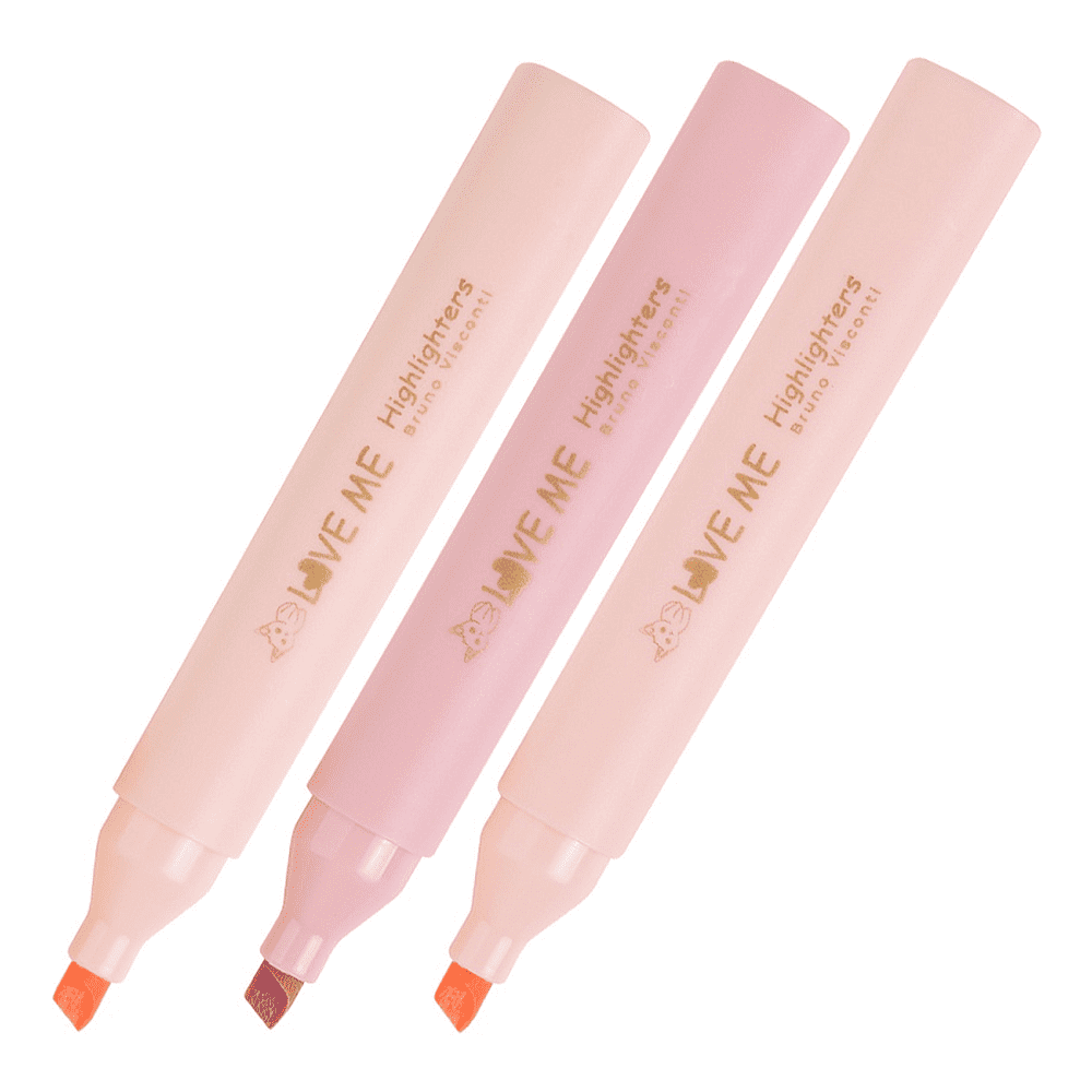 Набор маркеров текстовых “Love me”, 3 штук, ассорти - 6