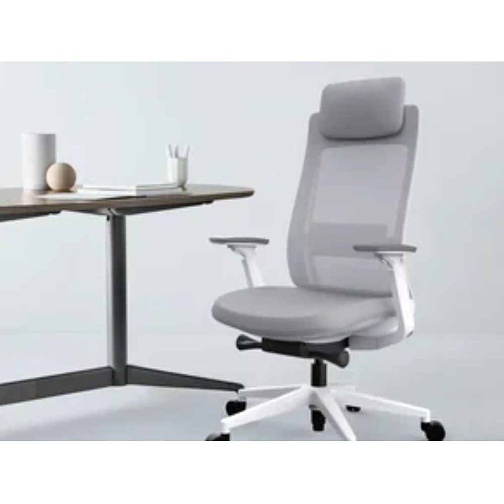 Кресло компьютерное SitZone E-VL002B, сетка, ткань, пластик, черный - 7