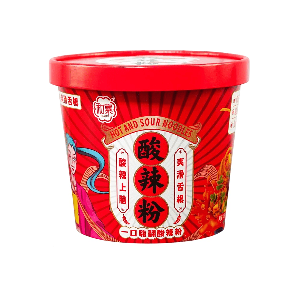 Лапша быстрого приготовления стеклянная по-Сичуаньски с арахисом, 130 гр 