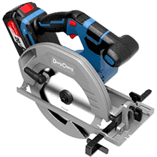 Пила циркулярная "DongCheng" DCMY02-185 (TYPE BM), 20 В, 185 мм, 850 Вт, 4 Ач, З/У 2 А