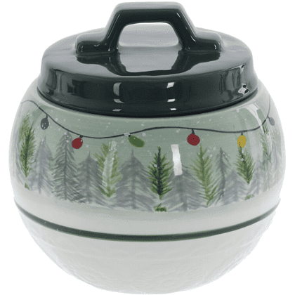 Конфетница керамическая "Рождество", 15 см, разноцветный