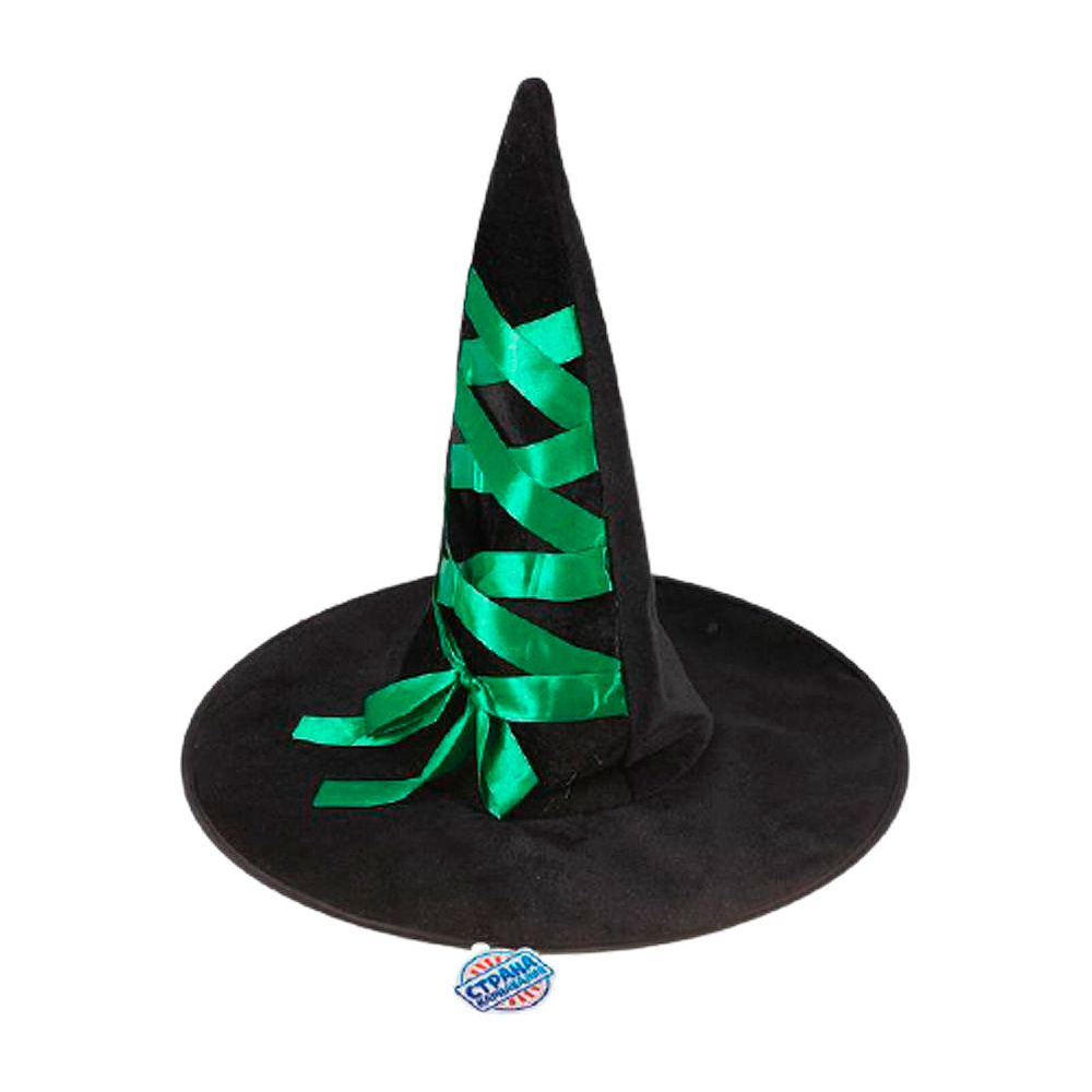 Шляпа "Ведьмочка", черный