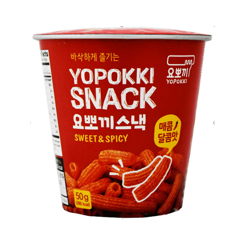 Снек из рисовой муки "Yopokki. Snack Sweet&Spicy", сладко-острые, 50 гр
