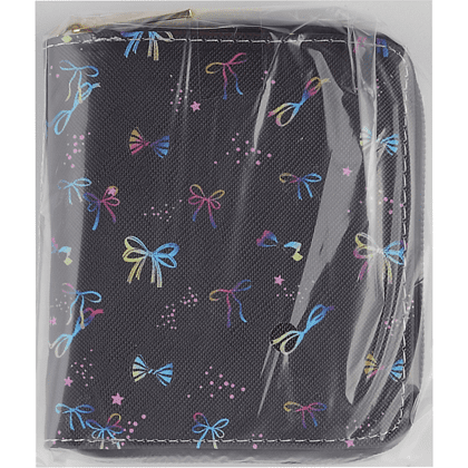 Кошелек "Bow style", 12х10 см, кожзам, черный - 5