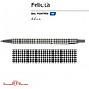 Ручка шариковая автоматическая "Felicita Black&White. Модный паттерн", 0.7 мм, белый, черный, стерж. синий - 4