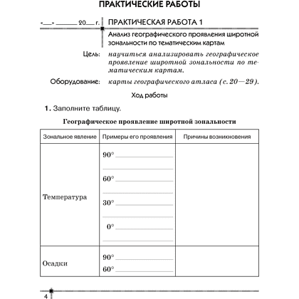 География. 7 класс. Тетрадь для практических работ, Витченко А. Н., Станкевич Н. Г. - 3