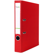 Папка-регистратор "Yesli:", А4, 50 мм, ПВХ Эко, красный
