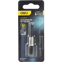 Держатель бит (насадок) Deli YS EDL107401, магнитный, набор 2 шт., 60мм, 1/4", с фиксатором