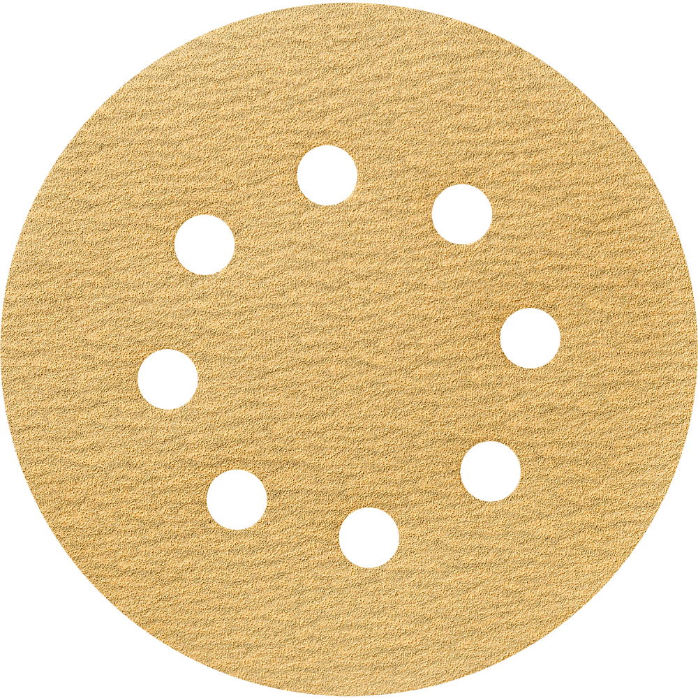 Круг шлифовальный абразивный Krugo Master, 8 отверстий, d125, p.800, 10 штук