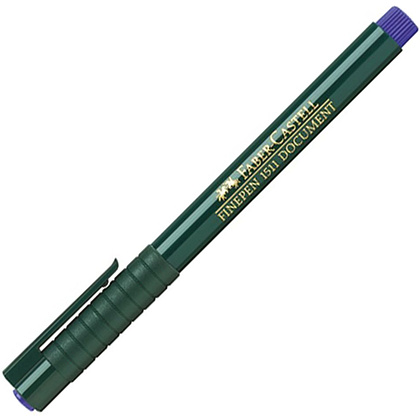 Ручка капиллярная "Finepen 1511", 0.4 мм, синий