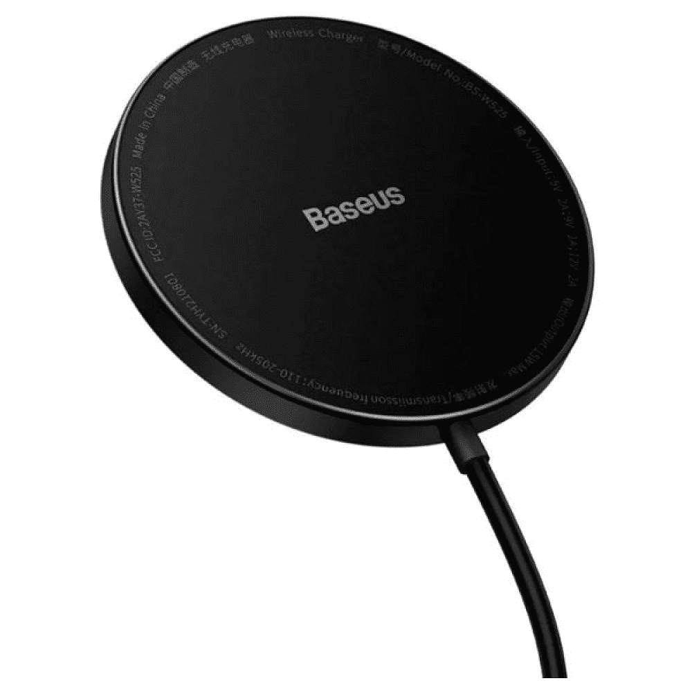 Беспроводное зарядное устройство "Baseus Simple Mini2 Magnetic", черный  - 4