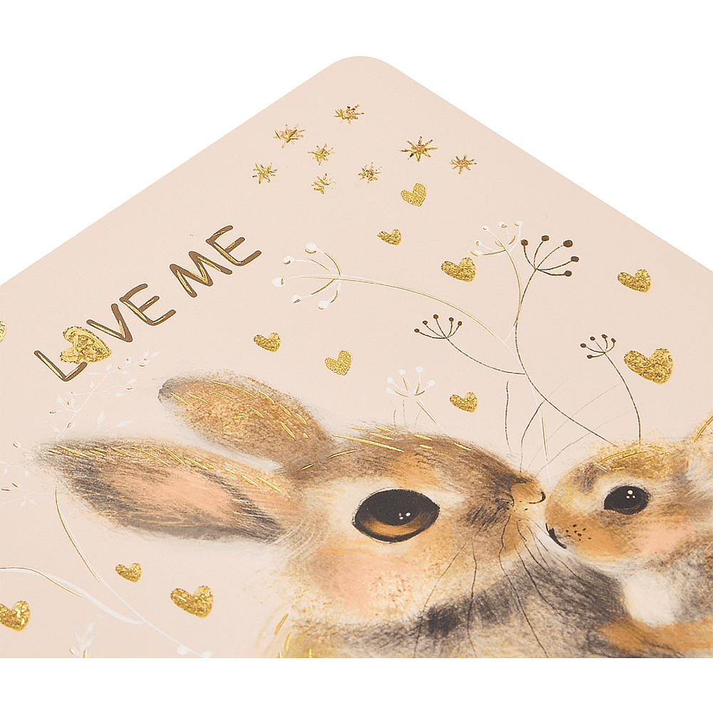 Тетрадь "Love me. Зайки", A5, 40 листов, клетка, бежевый - 5