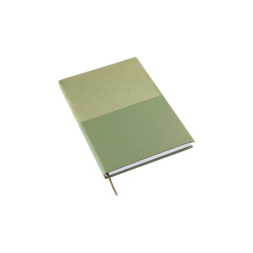 Блокнот "Стихия. Bullet Journal", А5, 80 листов, в точку, оливковый - 5