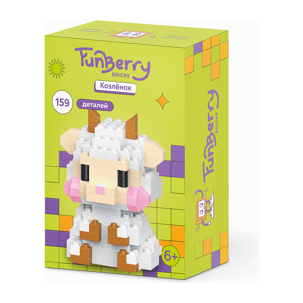 Конструктор "Funberry Toy", "Козлёнок", 159 элементов