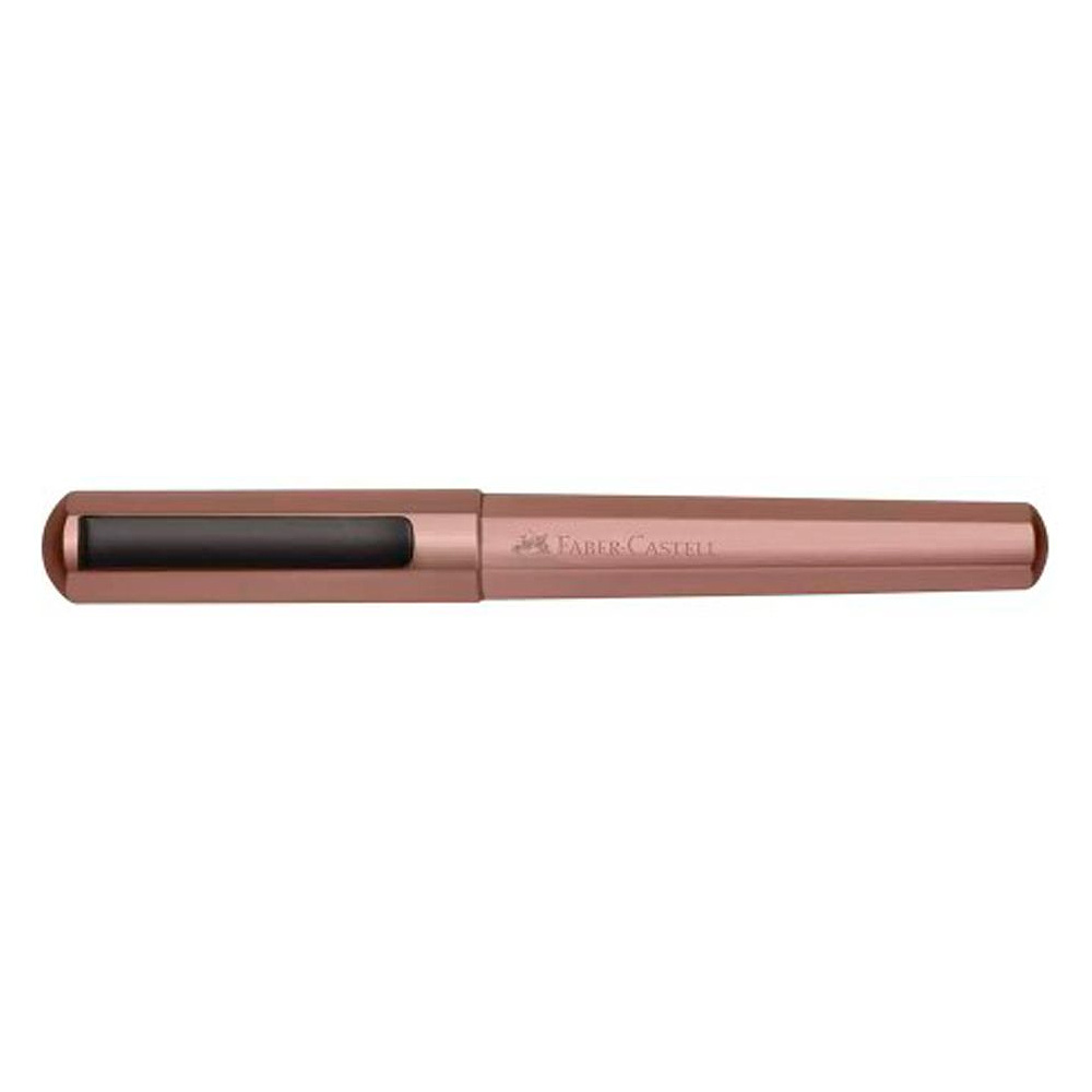 Ручка-роллер "Ink roller Hexo bronze", бронзовый, стерж. черный - 5