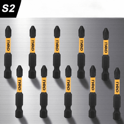 Бита Deli YS EDL251050, ударная, 10 шт., PH2 x 50 мм - 3