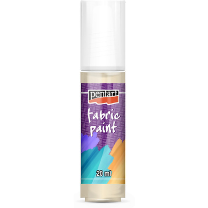 Краски для текстиля "Pentart Fabric paint", 20 мл, бежевый