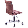 Кресло для персонала "Бюрократ СH-330M/LT", ткань, металл, темно-коричневый - 4