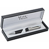 Ручка шариковая автоматическая Mark Twain "1338303", черный, серебристый, стерж. синий - 2