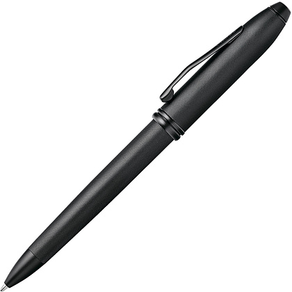 Ручка шариковая Cross "Townsend Black Micro Knurl", 0.7 мм, черный, стерж. черный - 2