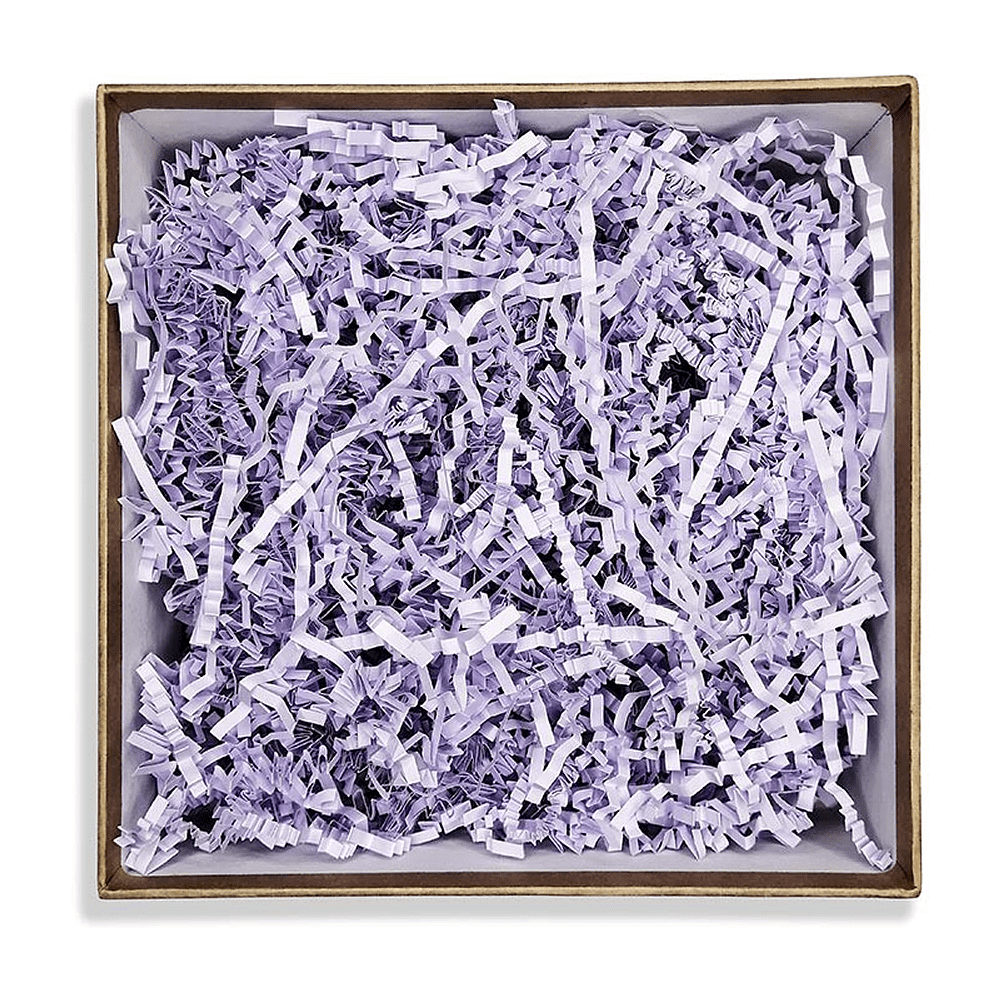 Наполнитель бумажный, гофрированный, 3 мм, 50 г, лиловый