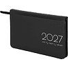Еженедельник датированный "Vista. Black coal" на 2027 год, А6, 128 страниц, черный  - 2