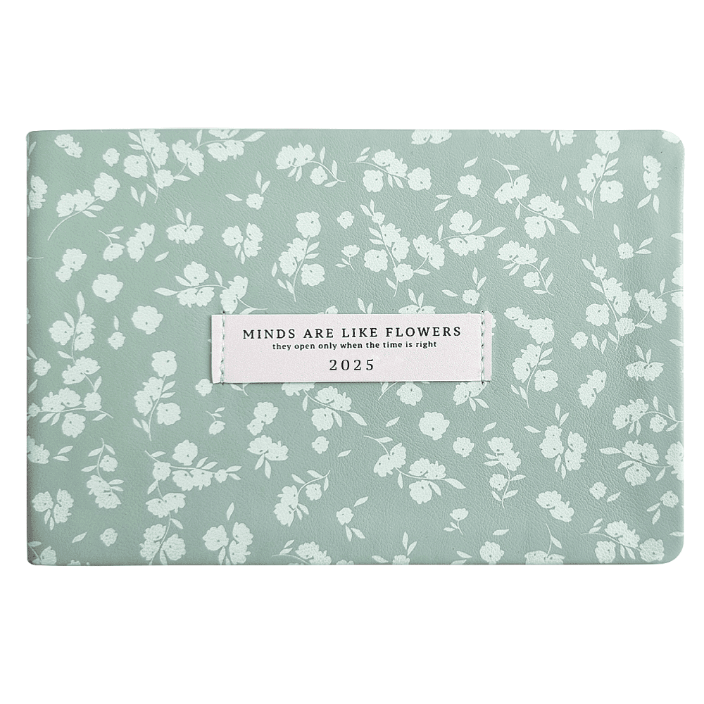 Еженедельник датированный "June" на 2026 год, А6, 128 страниц, мятный