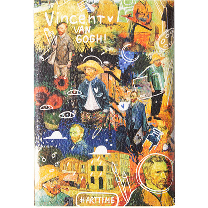 Обложка для автодокументов и паспорта "Van Gogh", разноцветный