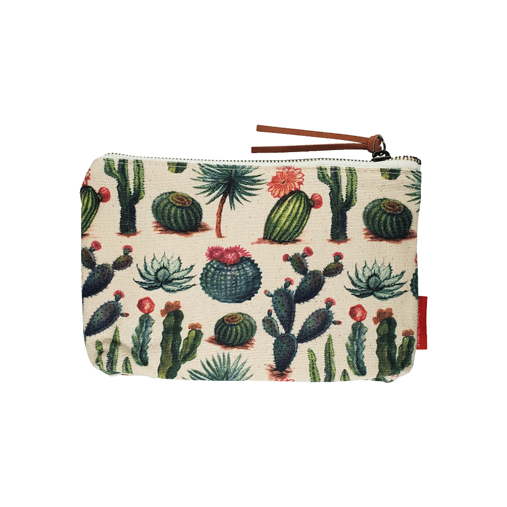 Косметичка "Flora. Солнечный кактус"