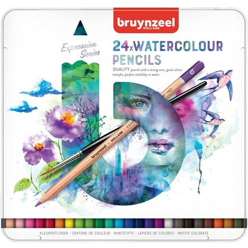 Набор карандашей акварельных "Expression", 24 цвета