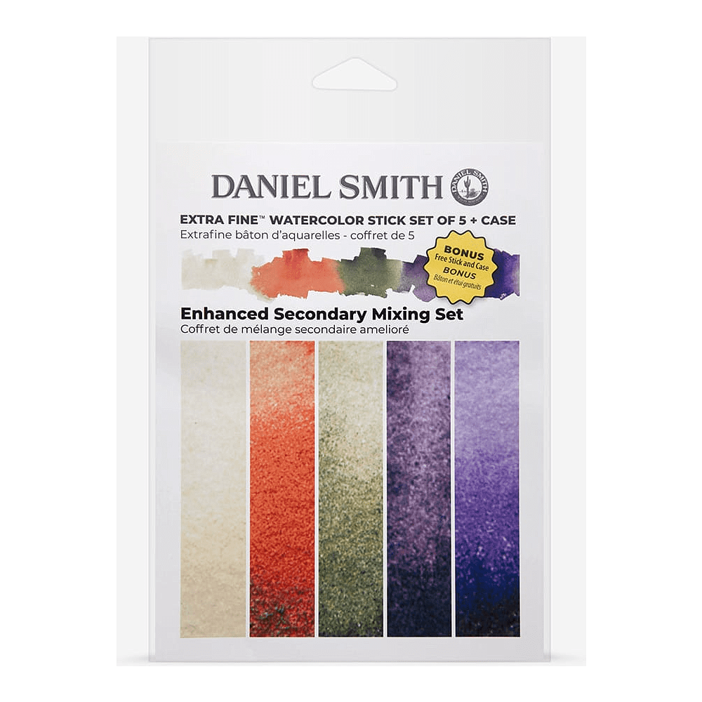 Набор стиков акварельных "Daniel Smith Aquatic Enhanced Secondary Set", 5 цветов - 7