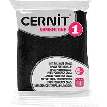 Полимерная глина "Cernit № 1 (Number One)", 56 г, 100 черный