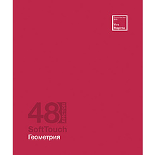 Тетрадь предметная "Софт-Тач. Геометрия", А5, 48 листов, клетка, софт тач