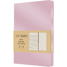 Книга записная "Soft Touch. Розовый кварц", А5, 80 листов, розовый  