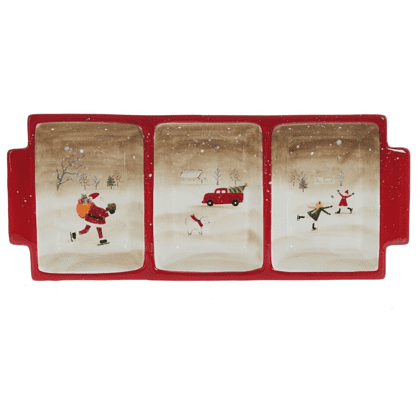 Менажница керамическая "Сказочная пора", разноцветный