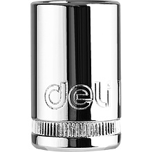 Головка торцевая шестигранная Deli YS EDQ4017 1/2", 17 мм, серебристый