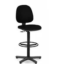 Кресло для персонала "Regal GTS Ring Base C-11", ткань, пластик, черный