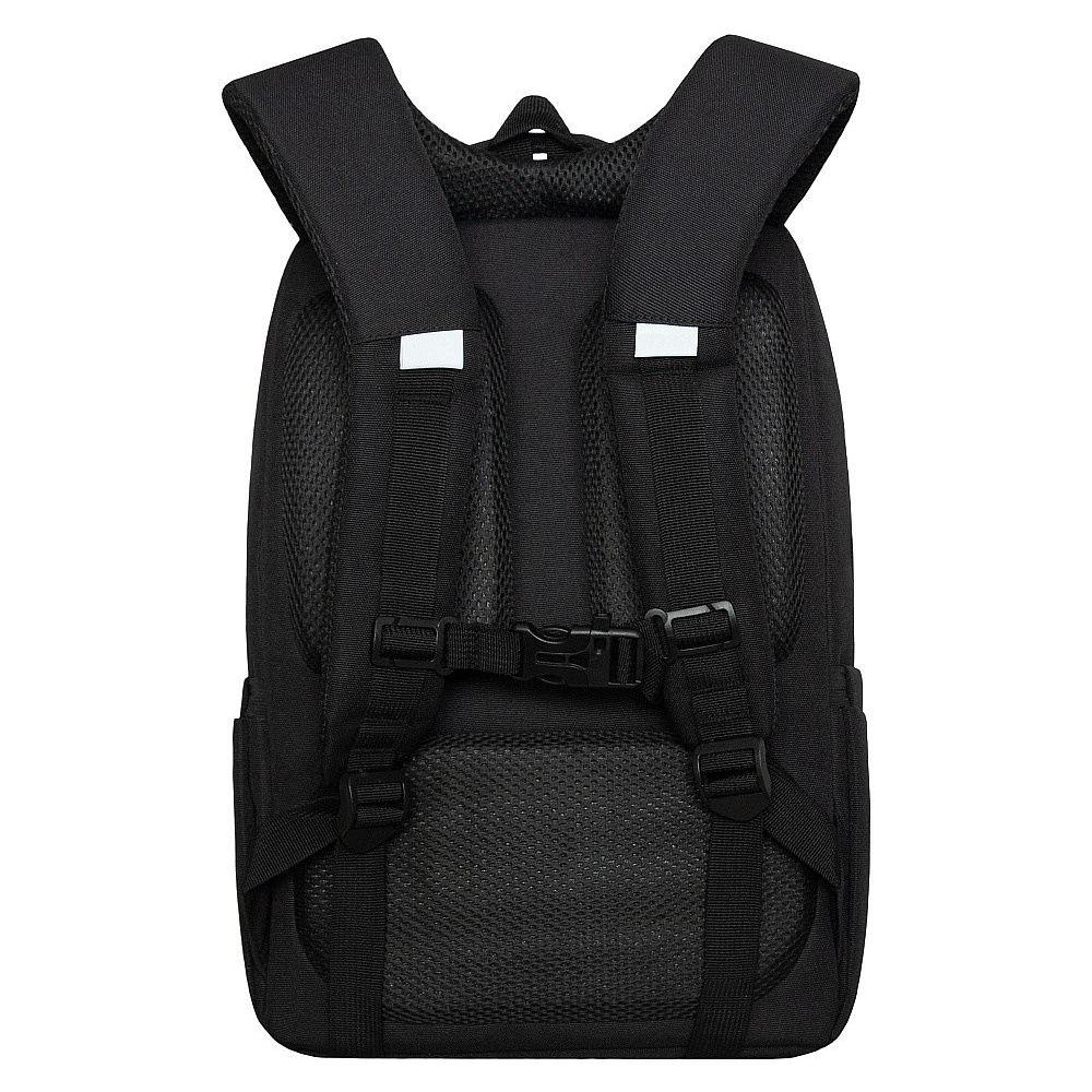 Рюкзак школьный "Unicorn" с карманом для ноутбука, черный - 2