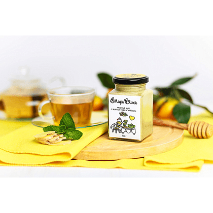 Медовый мусс "МарьЯжъ" с зелёным чаем и имбирём, 300 гр - 3