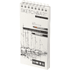 Скетчбук "Sketch&Art", 10.5х22 см, 200 г/м2, 50 листов, на спирали  - 2