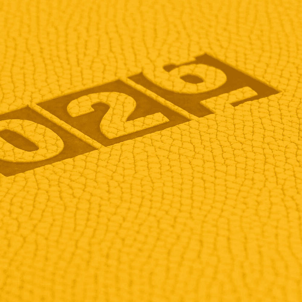 Еженедельник датированный "Джут", 181х127 мм, 128 страниц, желтый, 2026 - 9