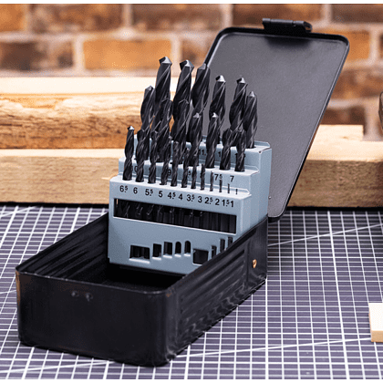 Набор сверел по металлу Deli RS EDH-MHZ025-ED1, 1-13 мм, DIN 338, 25 шт. - 3 Набор сверел по металлу Deli RS EDH-MHZ025-ED1, 1-13 мм, DIN 338, 25 шт. - 3