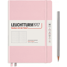 Блокнот "Leuchtturm1917. Medium", А5, 61 страница, в точку, на резинке, пыльная роза