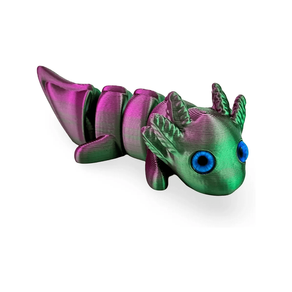 Игрушка 3D "Малыш аксолотль"