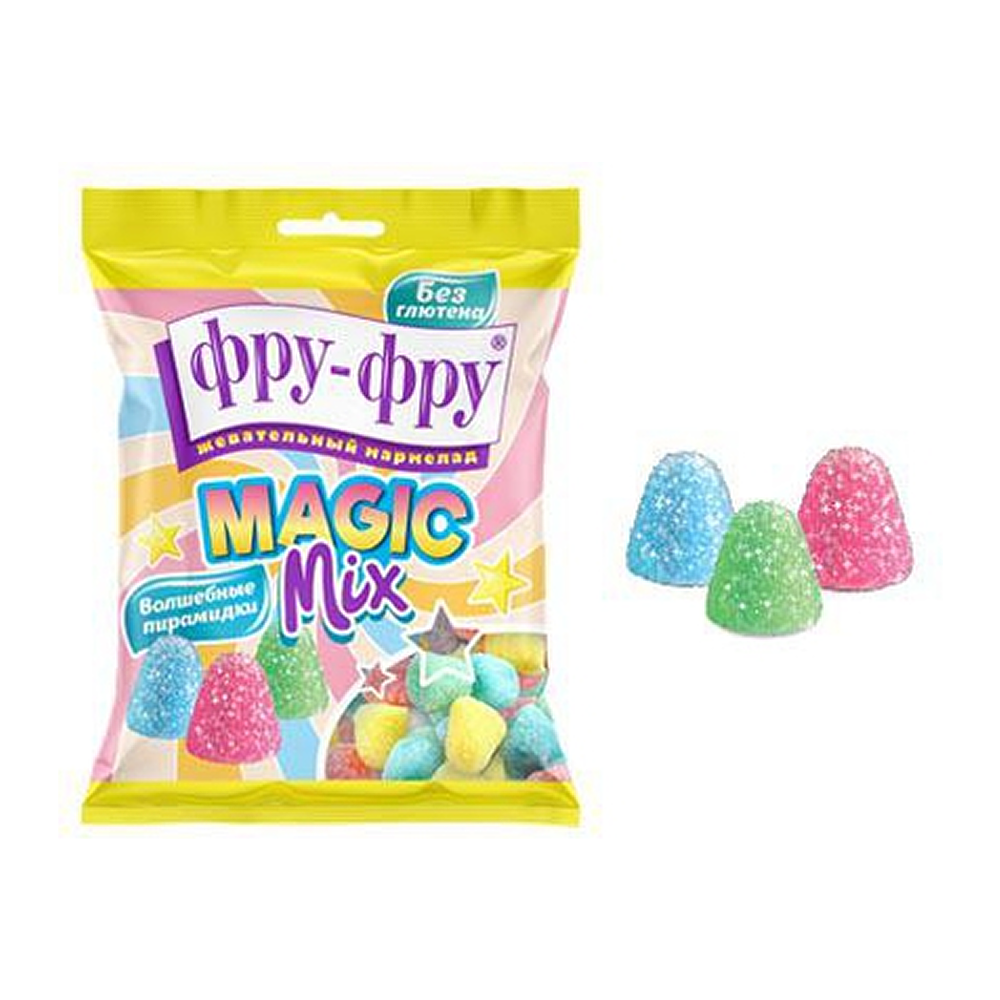 Мармелад жевательный "Фру-Фру. Волшебные пирамидки", 80 гр - 2