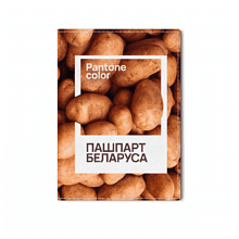 Обложка для паспорта "Pantone", натуральная кожа, разноцветный