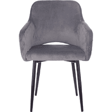 Кресло "Бюрократ CH-380F", ткань, серая жемчужина, каркас металл, корпус черный