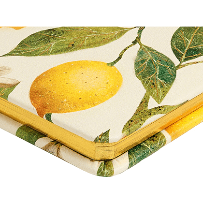 Еженедельник датированный "Flora. Paradise. Lemons" на 2027 год, A6, 128 страницы, линейка, желтый - 3